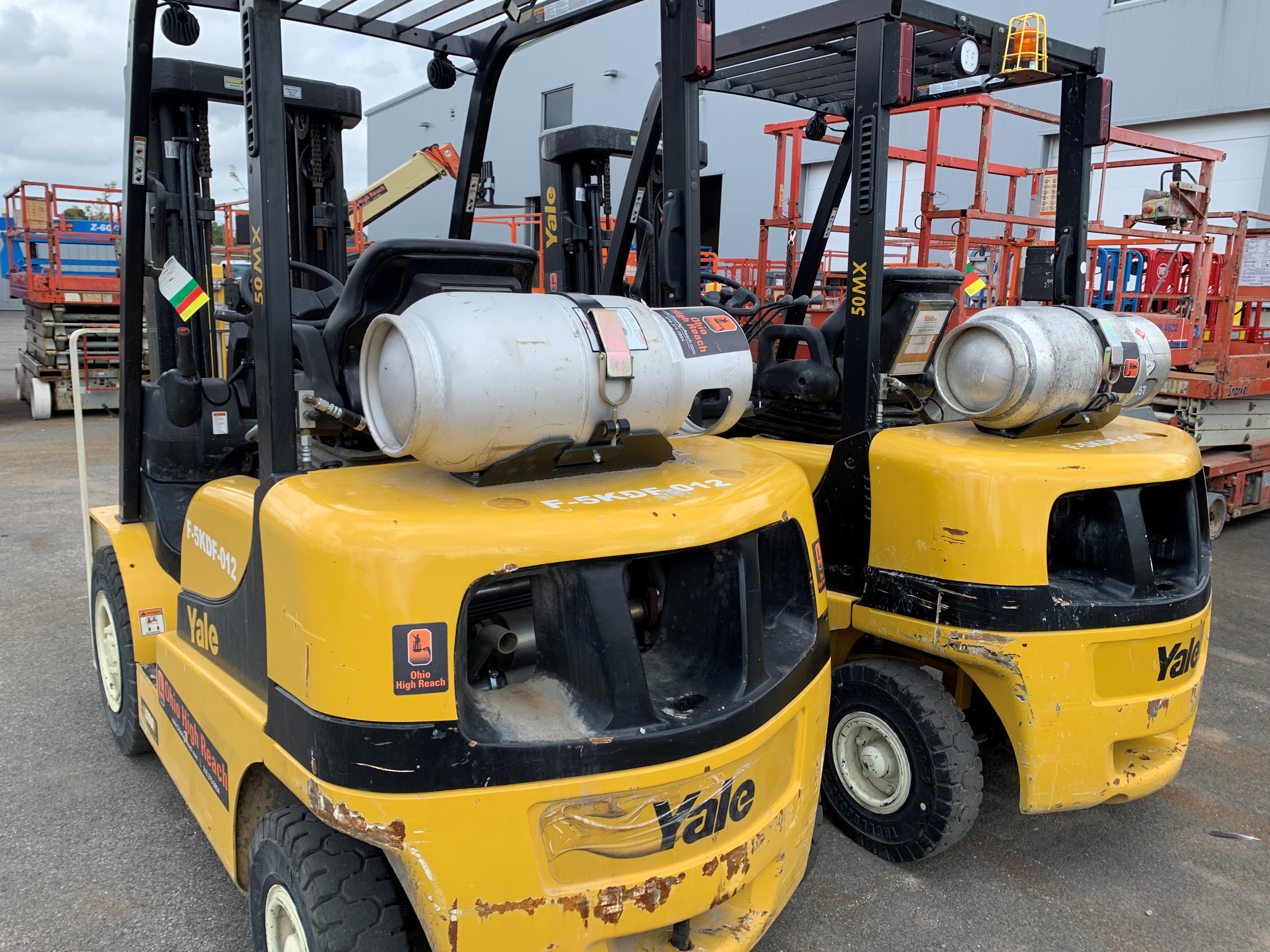 Forklifts for rent at OHR Rents